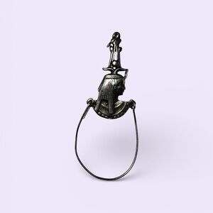 Vintage .925 Silver Egyptian Style pendant adding additional charms to the loop